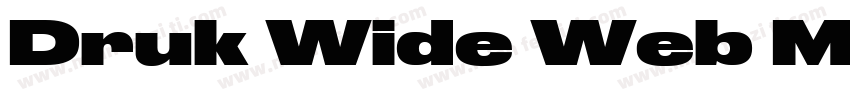 Druk Wide Web Medium字体转换